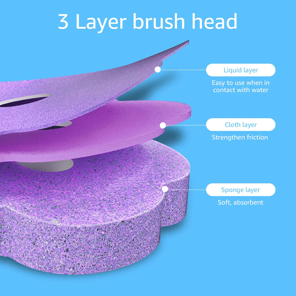 Disposable Toilet Brush & 36pcs Refill Heads