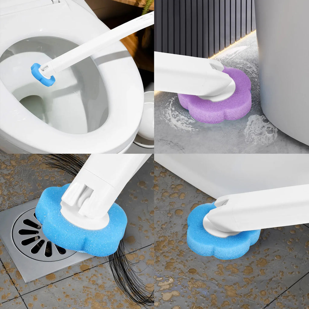 Disposable Toilet Brush & 36pcs Refill Heads
